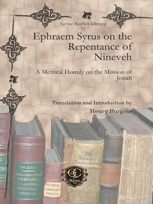 cover image of Ephraem Syrus on the Repentance of Nineveh